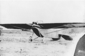 Epps 1924 Monoplane, with 2 cylinder motorcycle engine