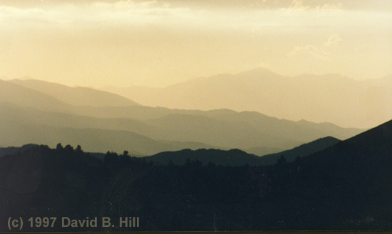 Wet Mountains, Colorado (c) 1997 David B. Hill
